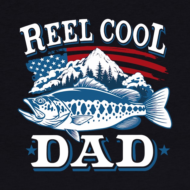 Funny Fishing Dad Pun, Father Fisherman Joke by MarkusShirts